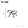 IMPLANT GRADE TITANIUM THREADLESS PUSH IN RIBBON CZ TOP PART